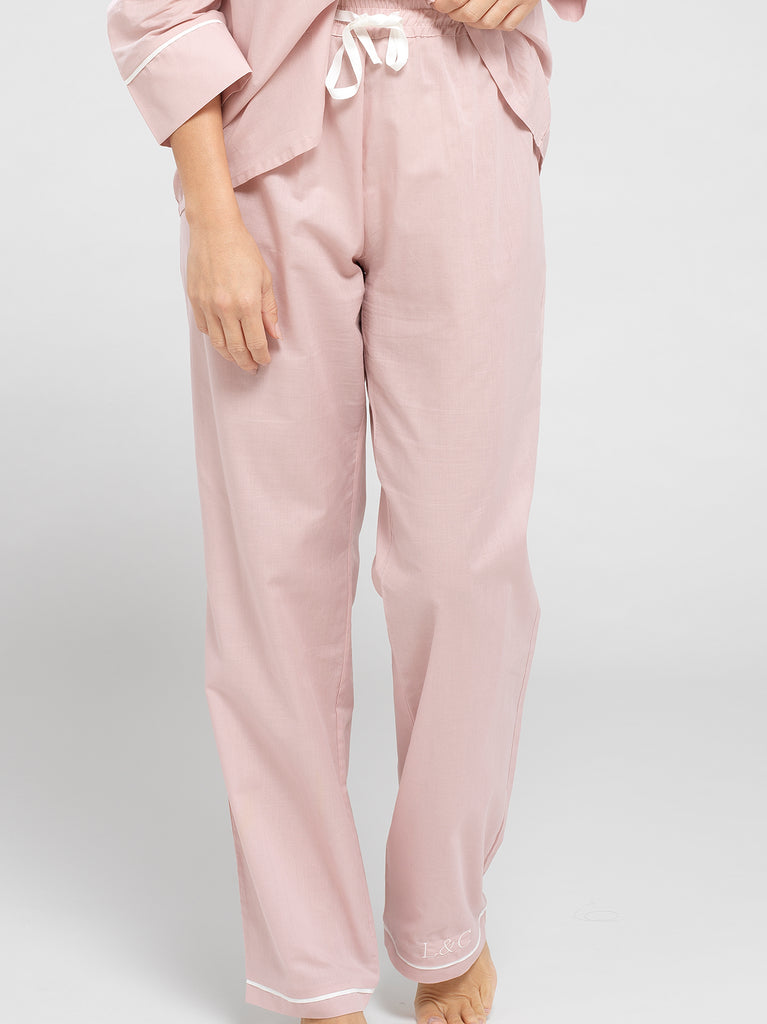 Women's Personalised Long Pyjama Bottoms