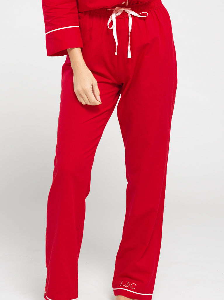 Personalised Women's Long Pyjama Bottoms