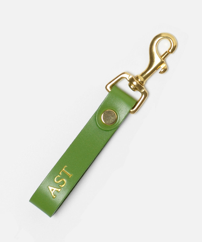 Personalised Leather Keyring