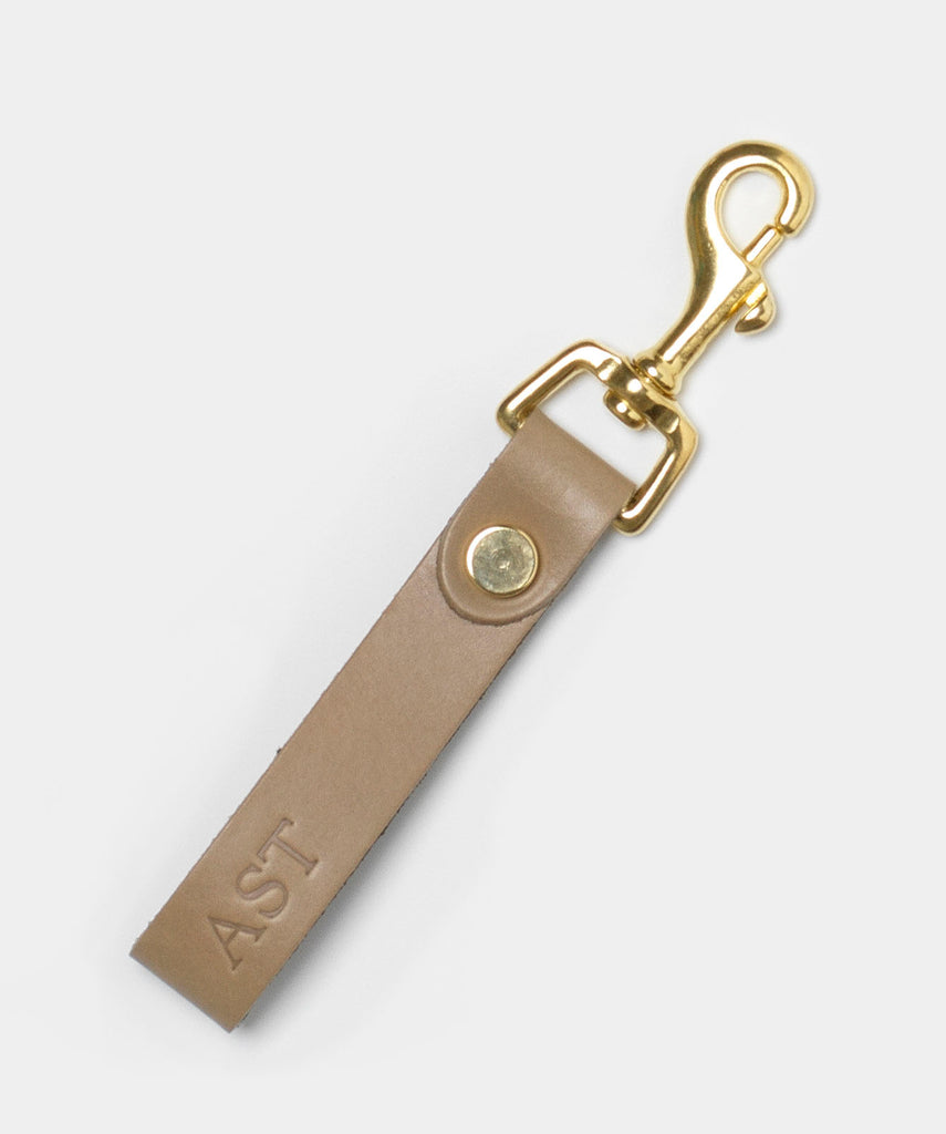 Personalised Leather Keyring