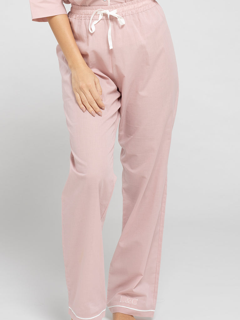 Women's Personalised Long Pyjama Bottoms