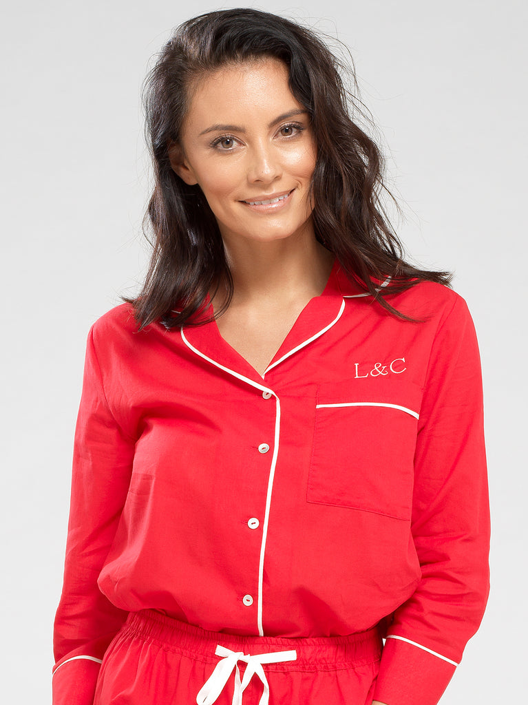 Personalised Women's Pyjama Shirt