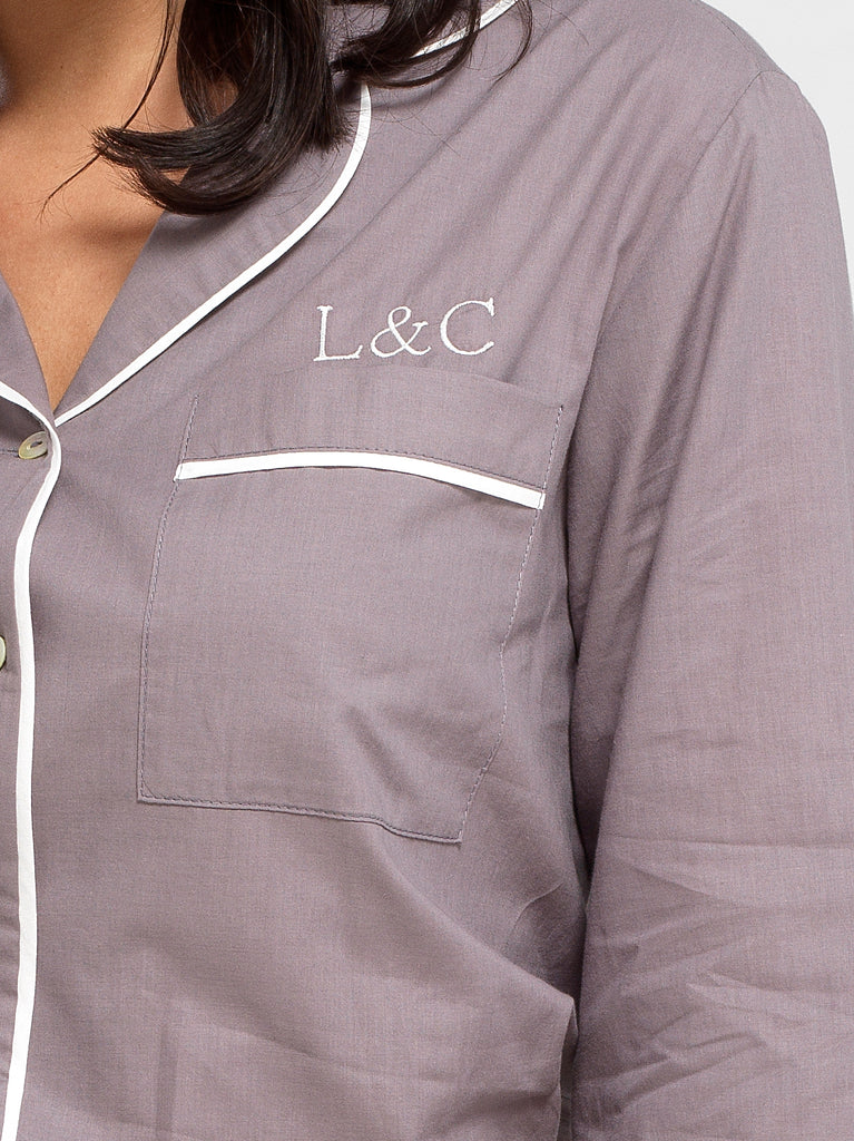 Personalised Women's Pyjama Shirt